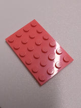 NEU Platte 4 x 6 koralle