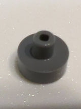NEU Fliese, rund 1 x 1 mit Stab / Pinhalter neudunkelgrau