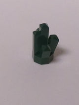 NEU Fels Kristall mit 5 Spitzen 1 x 1 dunkelgrün