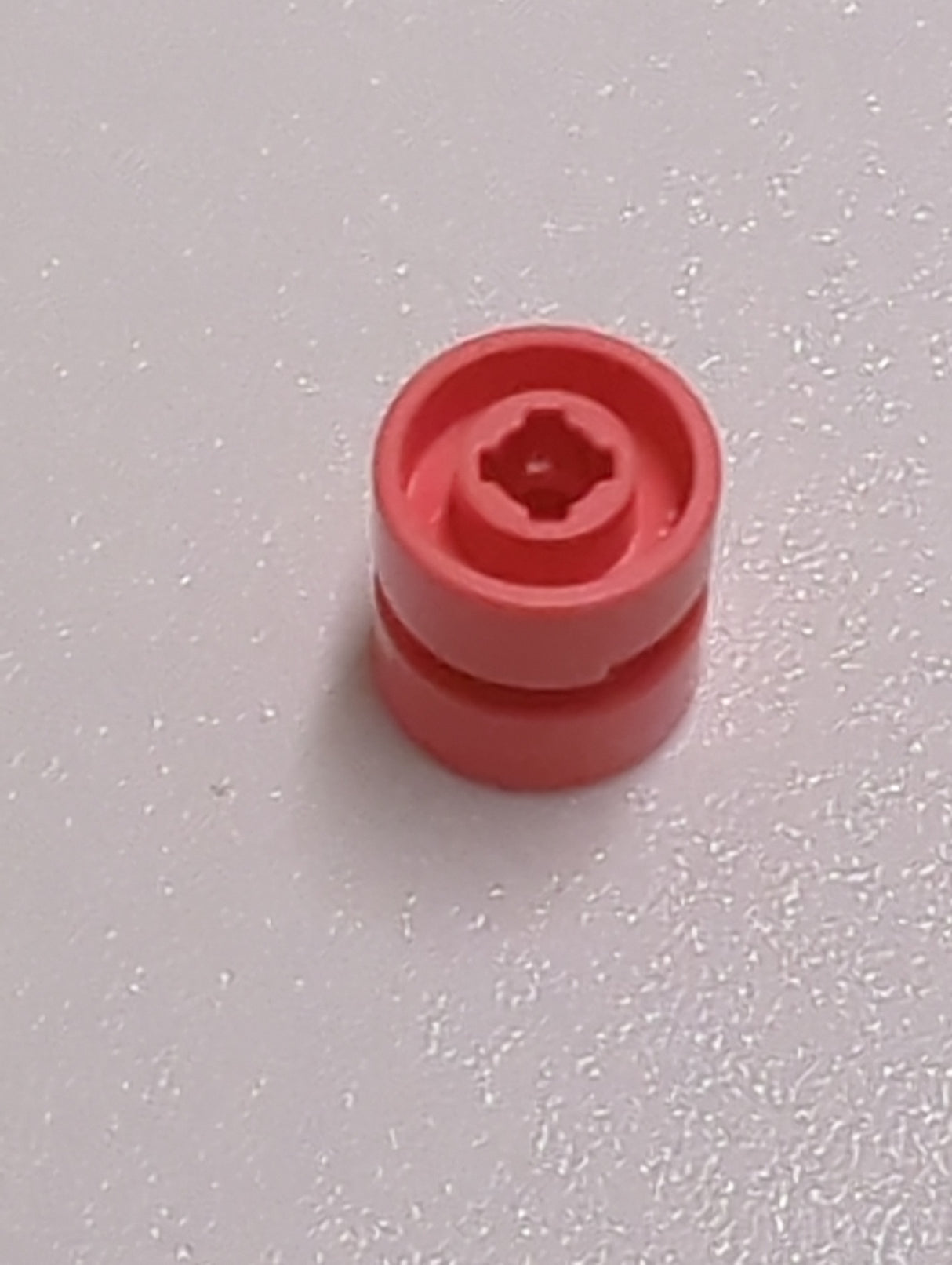 NEU Wheel 11mm D. x 12mm, Hole Notched for Wheels Holder Pin koralle coral