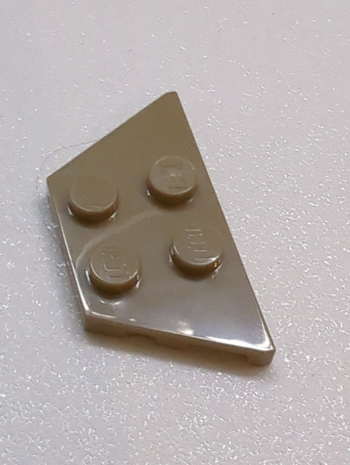 NEU Flügelplatte Plate 2 x 4 dunkelbeige