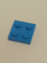 NEU Platte 2 x 2 dunkelazur
