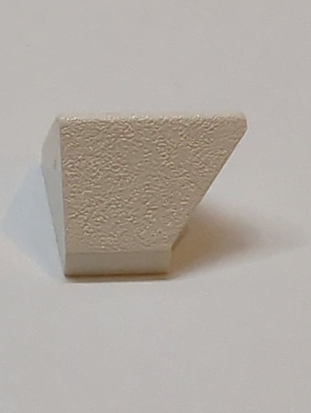 1x2 Dachfirst 45° mit Überstand Boden offen weiss white