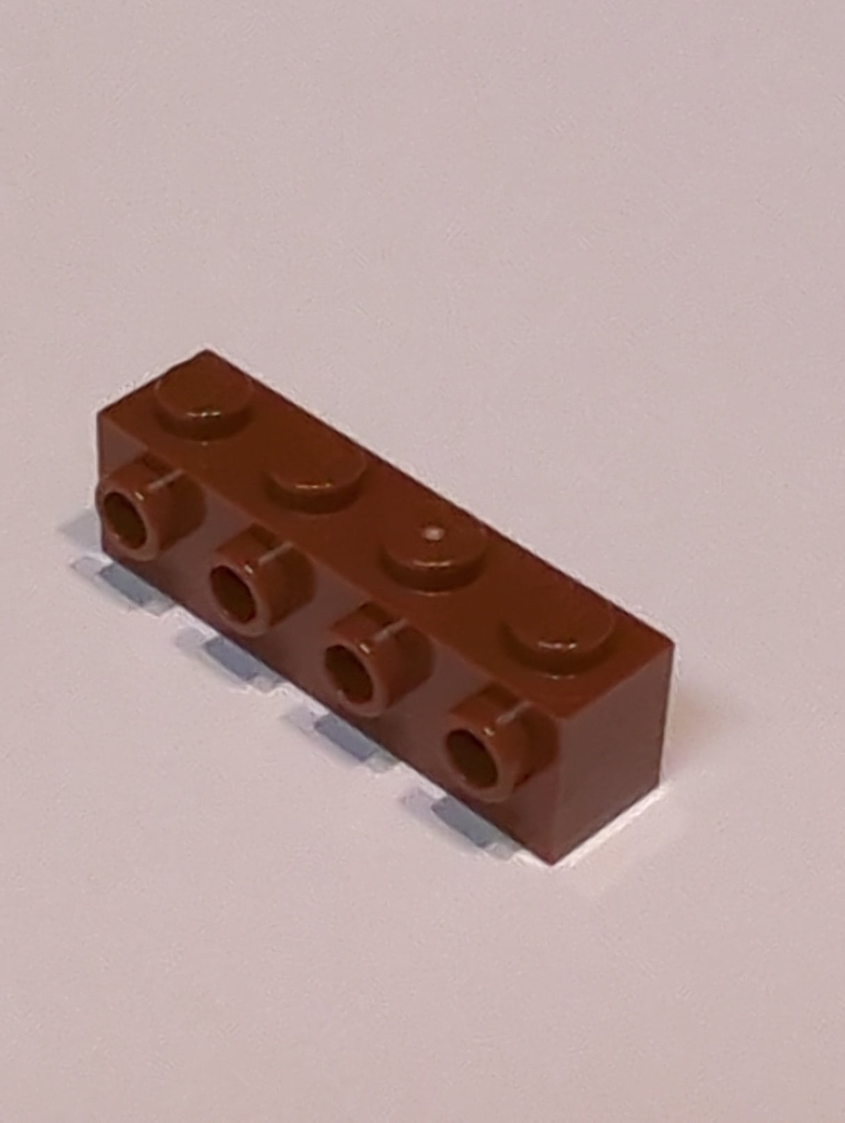 NEU Brick, Modified 1 x 4 with Studs on Side neubraun reddish brown