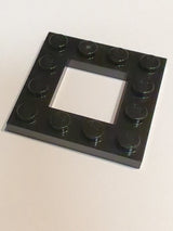 NEU Plate, Modified 4 x 4 with 2 x 2 Open Center schwarz black