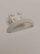 NEU Fahrzeug, Kotflügel 4 x 2 1/2 x 1 mit Rundbogen, weiß