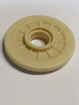 NEU Rollstuhlrad mit Technic-Pin-Loch und geformtem (gleichfarbig) Hartgummireifenprofil beige