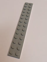 NEU Plate 2 x 14 neuhellgrau light bluish gray