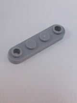 NEU Platte, rund 1 x 4 mit 2 offenen Noppen neuhellgrau