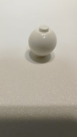 NEU Stein, rund 2 x 2 Kugel mit Noppe / Roboter Körper weiß