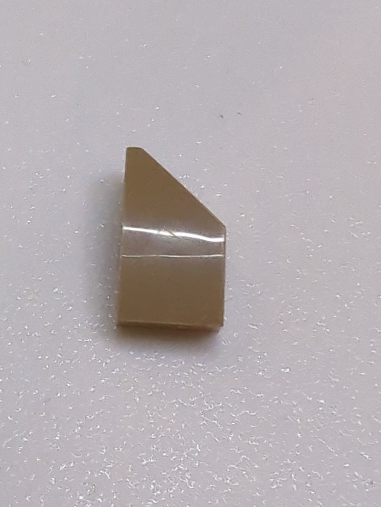 2x1 Fliese gebogen Keil rechts dunkelbeige