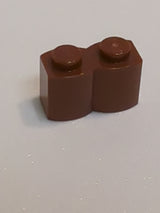 NEU Stein, modifiziert 1 x 2 Palisaden Profil neubraun