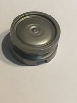 NEU Felge 11 mm Ø x 6 mm mit glatter Radkappe pearlsilber