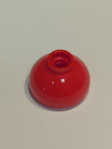 NEU Stein, rund 2 x 2 Kuppel Unterseite rot