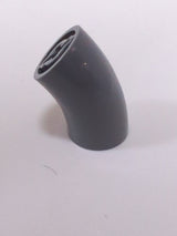 NEU Stein, rund 2 x 2 D. 45 Grad Ellenbogen (27,7 mm Stehhöhe) neudunkelgrau
