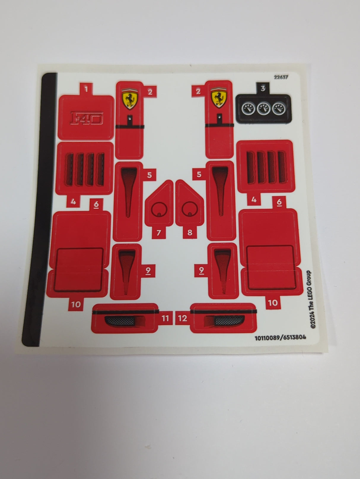 NEU Aufkleberbogen für Set 76934 - (10110089/6513804)
