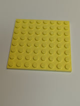 NEU Plate 8 x 8 hellgelb