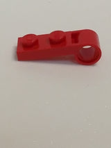 NEU Platte, Modifiziert 1 x 2 mit Pinloch am Ende rot