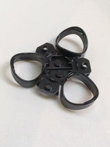 NEU Fahrzeug, Spinjitzu-MiniFiguren-Ständer mit 3 äußeren Noppen und Kugelhaltern schwarz