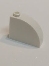 NEU Bogenstein 3 x 1 x 2 mit Noppe weiß