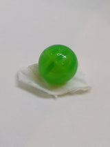 NEU Ball, harter Kunststoff 19 mm Durchmesser mit geformtem, satin-transparentem Innenballmuster mit Schlitzen (Ninjago Drachenkraft-Element) transparent mediumgrün