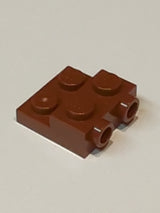 NEU Plate, Modified 2 x 2 x 2/3 with 2 Studs on Side neubraun reddish brown