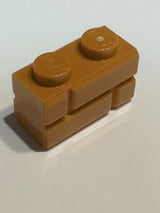 NEU Brick, Modified 1 x 2 with Masonry Profile nougat medium nougat