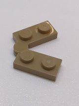 NEU Scharnierplatte 1 x 4 Schwenk (2429 / 2430) dunkelbeige