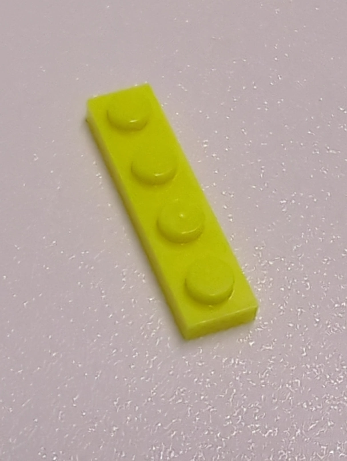 NEU Platte 1 x 4 neongelb