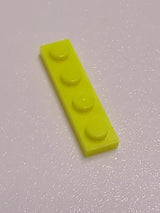 NEU Platte 1 x 4 neongelb