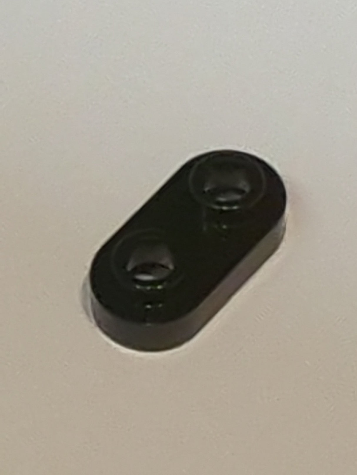 NEU Platte, rund 1 x 2 mit offenen Noppen schwarz
