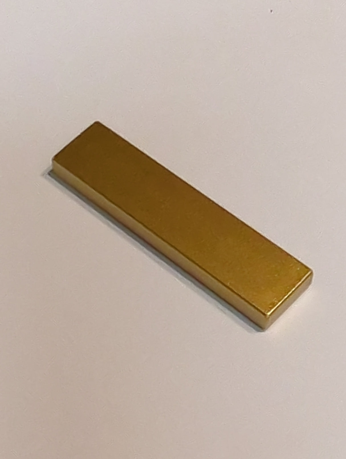 NEU Fliese 1 x 4 metallicgold