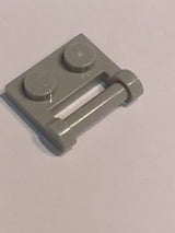 NEU Platte modifiziert 1 x 2 mit Griff auf der Seite neuhellgrau
