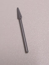 NEU Minifigur, Waffen-Pike / Speer - Griff mit flachem Ende pearlsilber