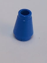 NEU Cone 1 x 1 with Top Groove blau blue