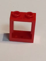 NEU Window 1 x 2 x 2 Flat Front rot red