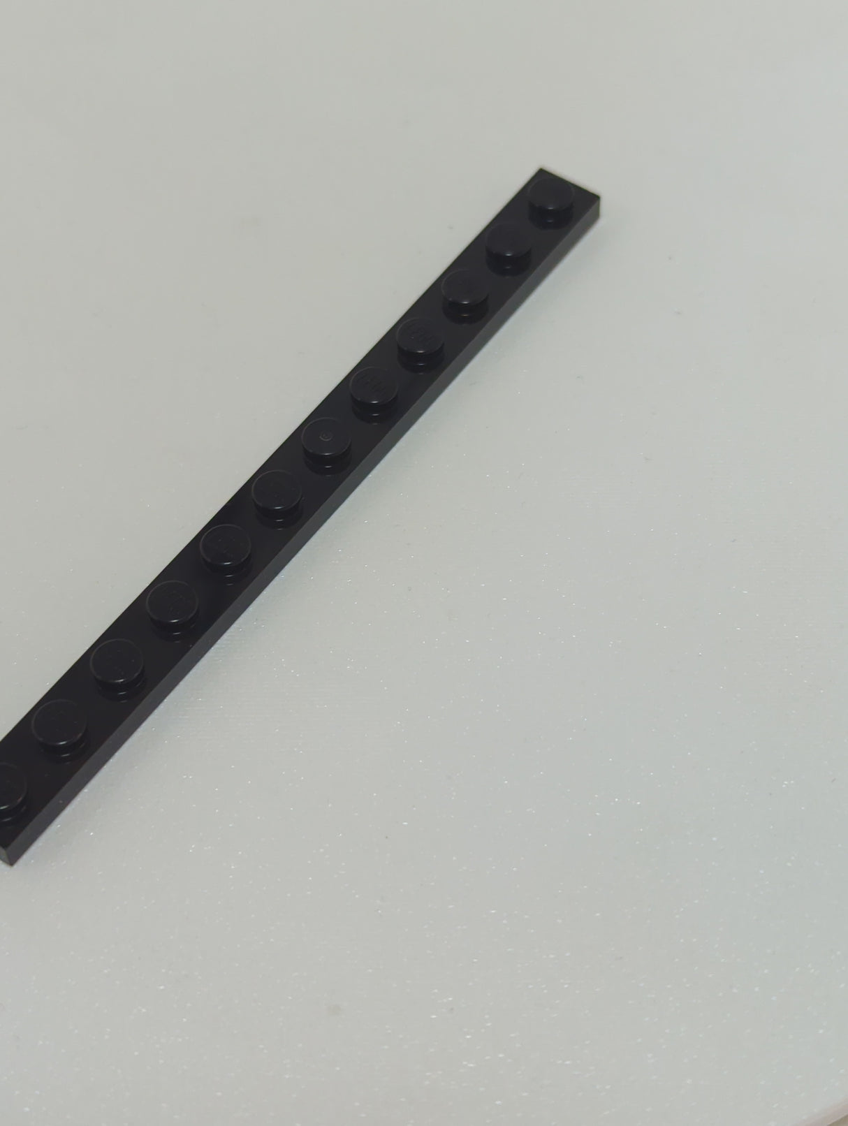 NEU Plate 1 x 12 schwarz black