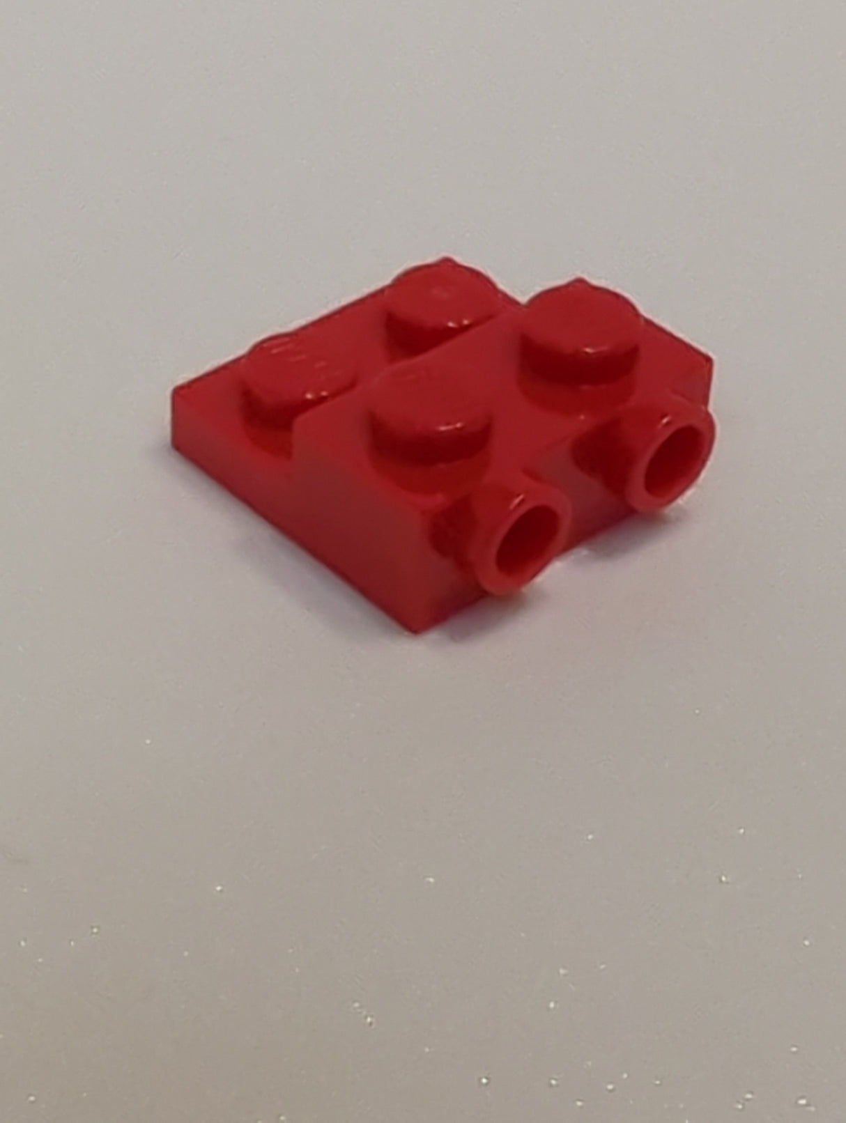 NEU Platte, modifiziert 2 x 2 x 2/3 mit 2 Noppen an der Seite rot