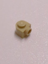 NEU Stein, rund, 1x1x2/3, Halbkreis, erweitert mit seitlicher Noppe beige