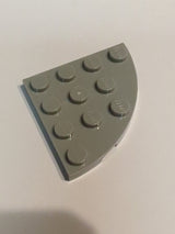 NEU Plate, Round Corner 4 x 4 neuhellgrau light bluish gray