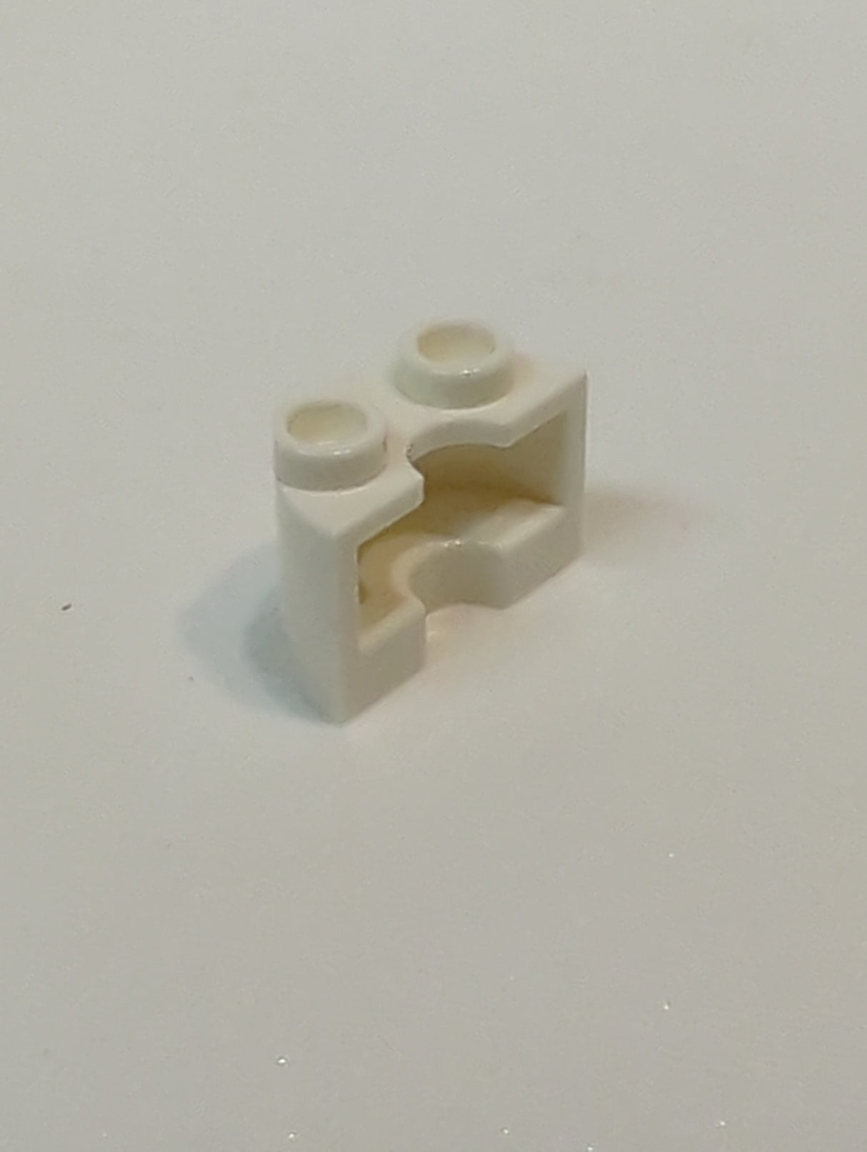 NEU Cylinder Half 1 x 2 x 1 weiss white