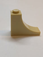 1x3x2 Bogenstein invertiert beige tan