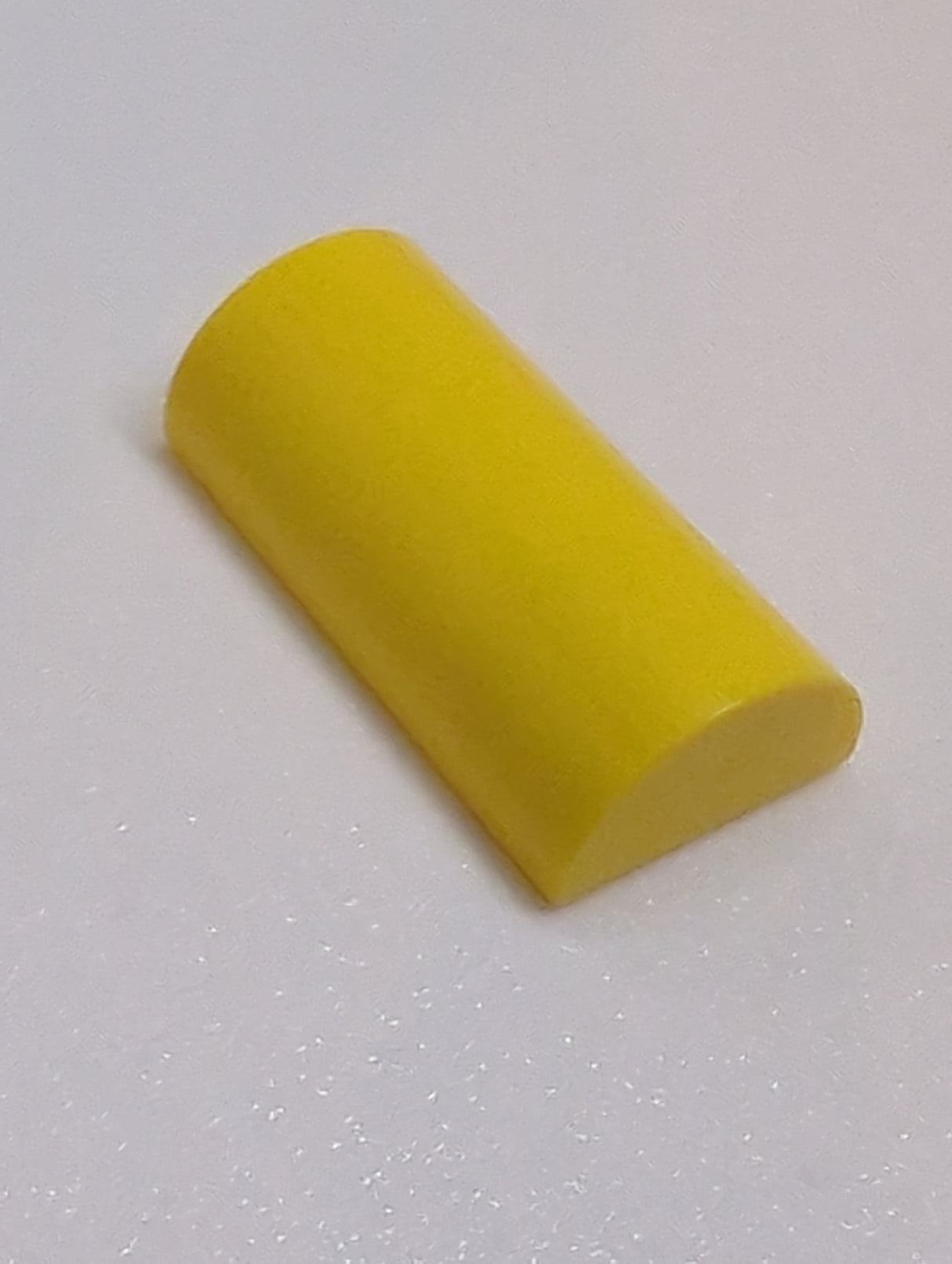 2x4 Bogenstein doppelt gebogen ohne Nut gelb