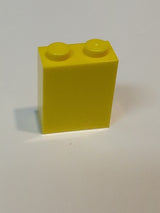 NEU Brick 1 x 2 x 2 with Inside Stud Holder gelb yellow