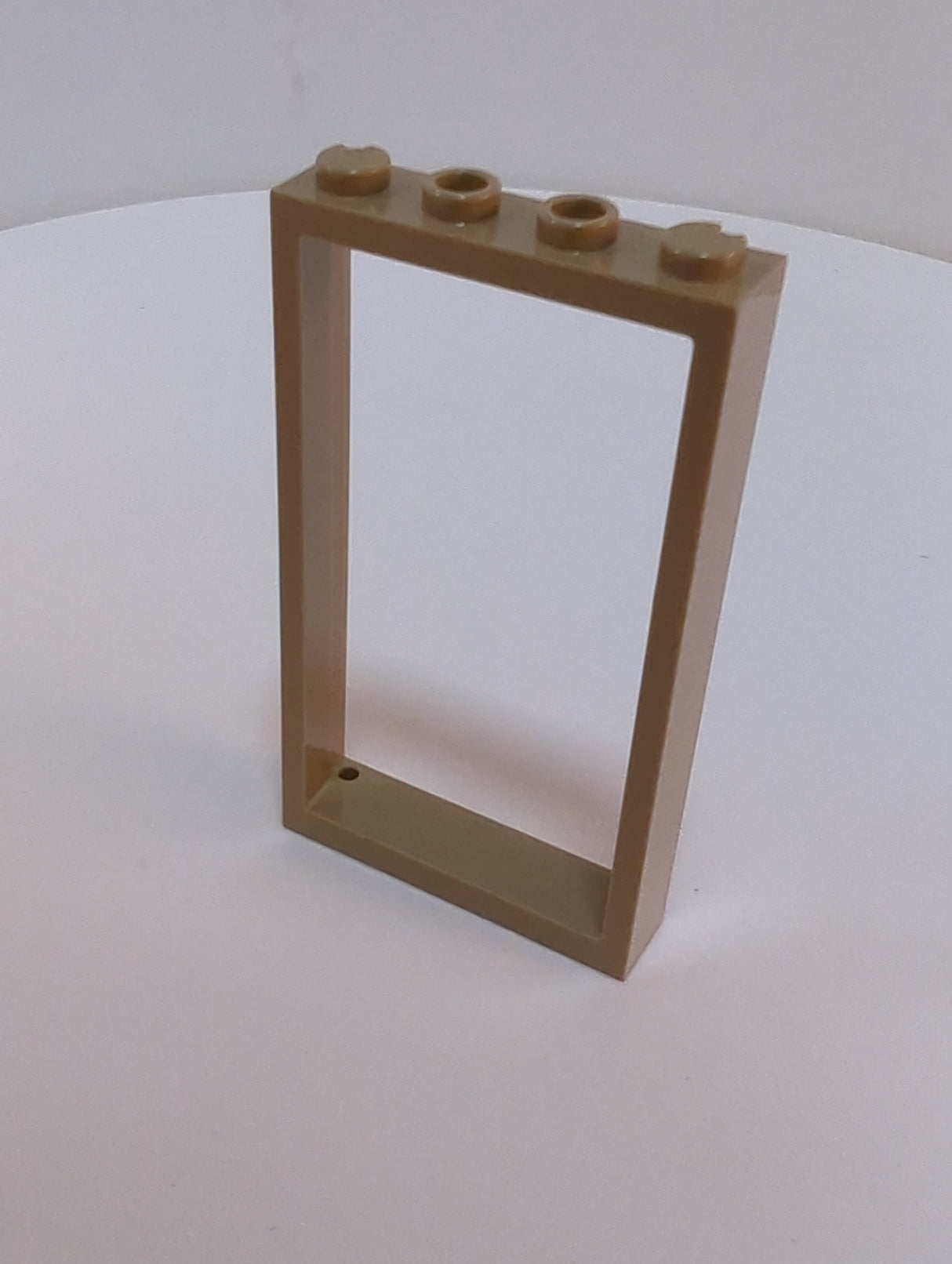 NEU Door, Frame 1 x 4 x 6 with 2 Holes on Top and Bottom dunkelbeige dark tan