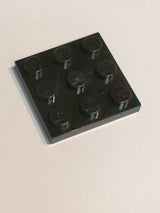 NEU Platte 3 x 3 schwarz black