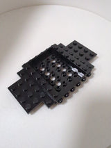 NEU Vehicle, Base 6 x 12 x 1 with 5 x 4 Recessed Center and 8 Holes schwarz black