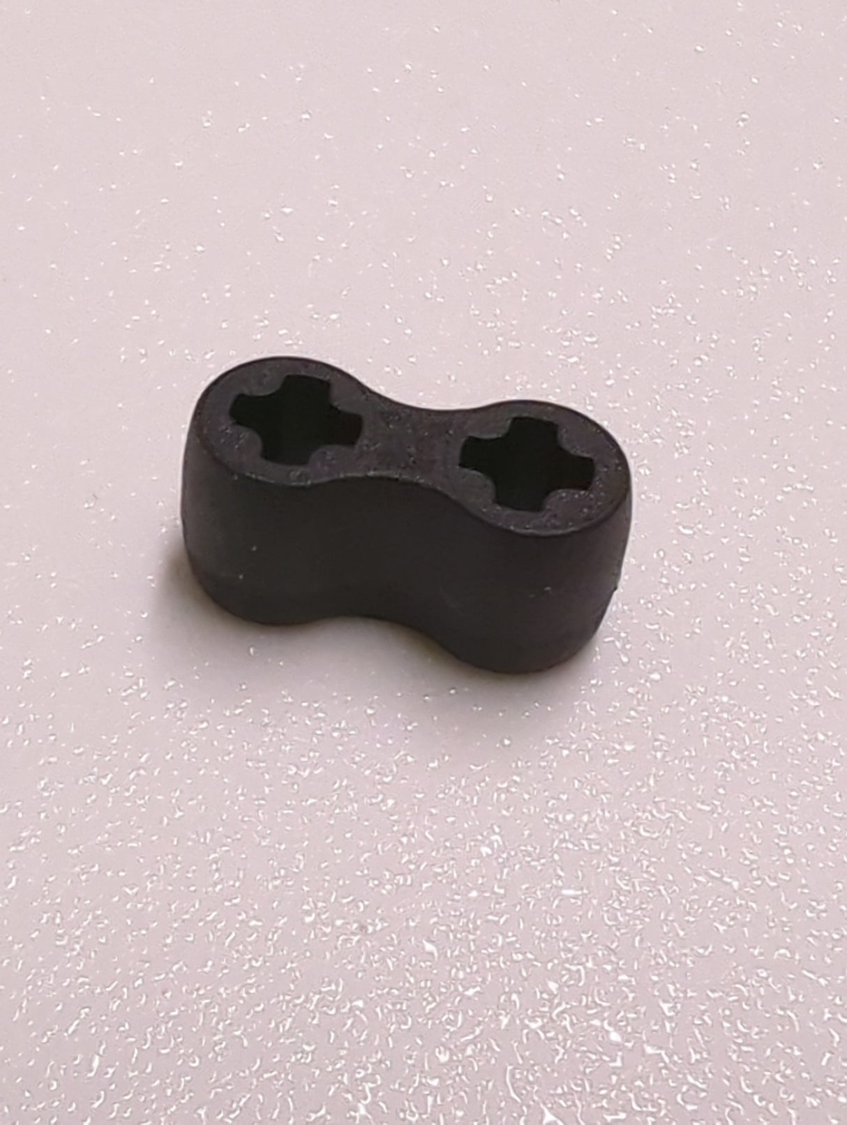 NEU Technic, Achsverbinder Doppel - Flexibles Gummi schwarz