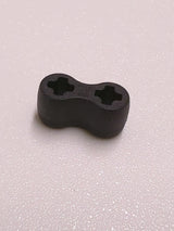 NEU Technic, Achsverbinder Doppel - Flexibles Gummi schwarz