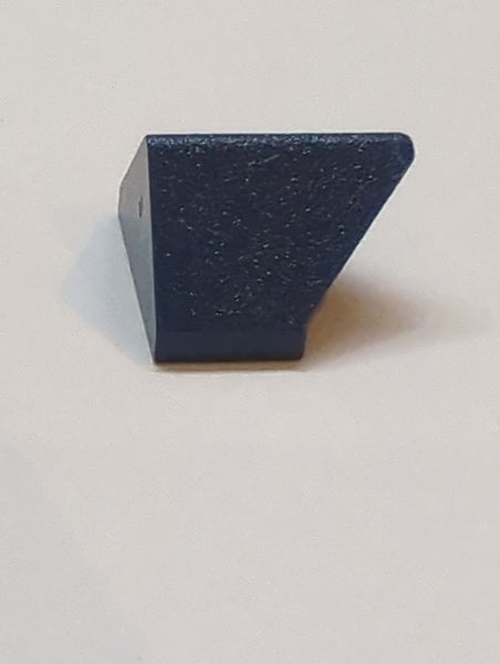 1x2 Dachfirst 45° mit Überstand Boden offen dunkelblau dark blue